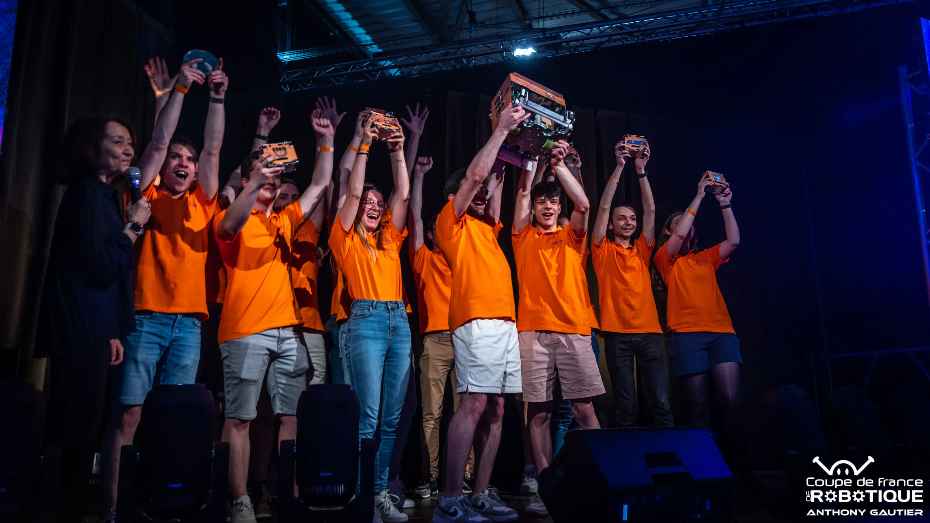 RobotESEO pendant la saison 2023-2024 (podium)