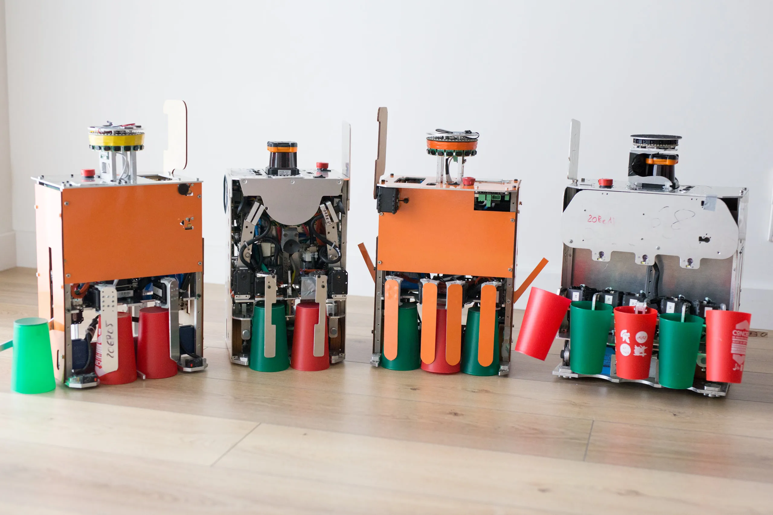 Ice, Berg, North et South, les robots de la saison 2020-2021